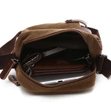 Canvas Shoulder Bag Men's Messenger Travel Bag