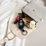 Contrast Bag Cover Pin Buckle Small Backpack
