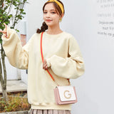 Contrast Handbag Shoulder Messenger Bag Small Fresh L650