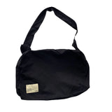 Canvas Shoulder Bag Large Capacity Wide Strap Solid