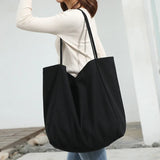Solid Large Capacity Sen Series One Shoulder Women's Bag