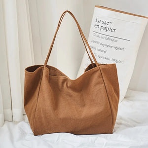 Solid Large Capacity Sen Series One Shoulder Women's Bag
