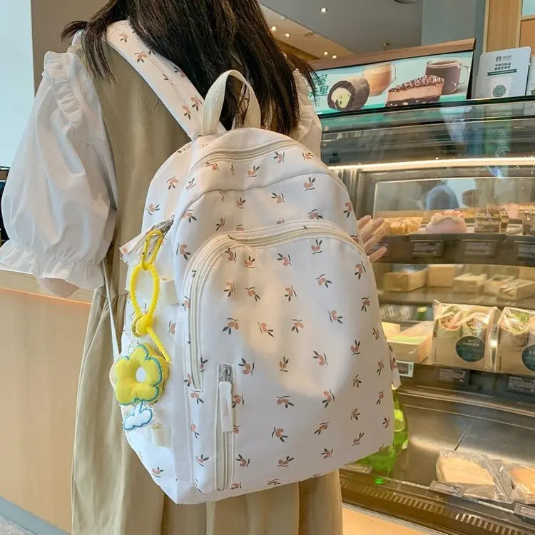 Vintage Women Backpacks Preppy Student Backpack Multifunctional Female