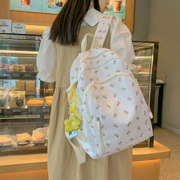 Vintage Women Backpacks Preppy Student Backpack Multifunctional Female