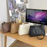 Women's Large Capacity Soft Leather Tote Handbag