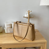 Women's Large Capacity Soft Leather Tote Handbag