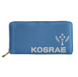 Kosrae Pohnpei Beach Tattoo Pattern Wallet Clutch Purse