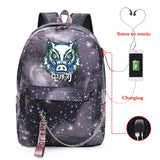 Demon Slayer Anime Men's Backpack School Bag Large Capacity Travel Casual