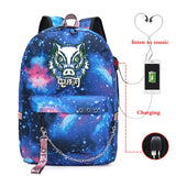 Demon Slayer Anime Men's Backpack School Bag Large Capacity Travel Casual