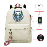 Demon Slayer Anime Men's Backpack School Bag Large Capacity Travel Casual