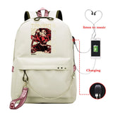 Kpop Demon Slayer Anime Men's Backpack School Bag