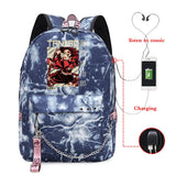 Kpop Demon Slayer Anime Men's Backpack School Bag