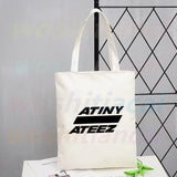 ATEEZ Album K pop Harajuku 90s Shopping Bag Eco Canvas Shopper