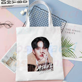 ATEEZ Album K pop Harajuku 90s Shopping Bag Eco Canvas Shopper