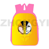 Kurosaki Ichigo Anime 3D Print Bleach Backpack Pink Canvas Knapsack