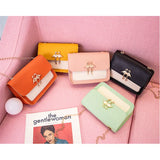 Women Chain Small Bag Female Patchwork Small Square Bag Girl Shoulder Bag