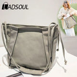 Canvas Women's Crossbody Bag College Art Canvas Bag Large Capacity