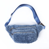 Plush Small Waist Bag Women's Messenger Bag