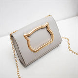 Summer Cat Head Mini Chain Shoulder Bag