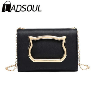 Summer Cat Head Mini Chain Shoulder Bag