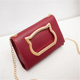 Summer Cat Head Mini Chain Shoulder Bag