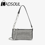 LADSOUL Diamond Underarm Bags Clutch Banquet Shoulder Messenger