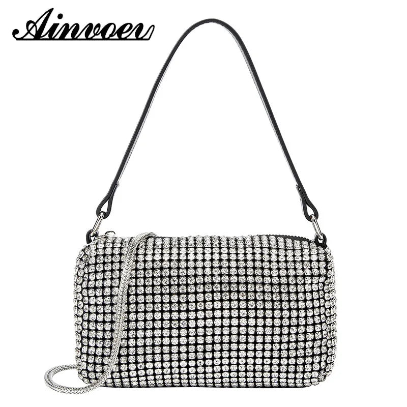 LADSOUL Diamond Underarm Bags Clutch Banquet Shoulder Messenger