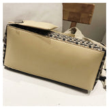 Green Mother-in-law Bag Women's Shoulder Bag Large Capacity Portable Woven Bag
