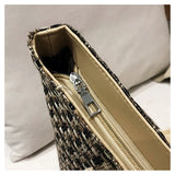 Green Mother-in-law Bag Women's Shoulder Bag Large Capacity Portable Woven Bag