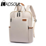 LADSOUL Waterproof Women Business Backpack Oxford Student School Backpacks