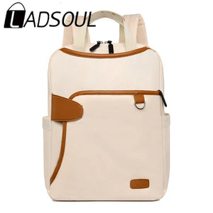 LADSOUL Waterproof Women Business Backpack Oxford Student School Backpacks