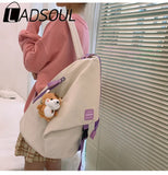 LADSOUL Vintage Harajuku High School Backpack