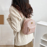 LADSOUL Women's Printed Handbags Female Contrast Shoulder Messenger Bag