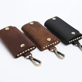 Leather Men's Key Holder Wallet