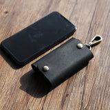 Leather Men's Key Holder Wallet