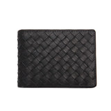 Leather Men Wallets Woven Wallet Men Famous Wallet Case