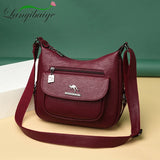 Classic Leather Crossbody Bag for Women