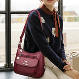 Classic Leather Crossbody Bag for Women