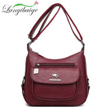Classic Leather Crossbody Bag for Women