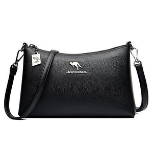 High Leather Travel Shoulder Bag Large Capacity Women Bag