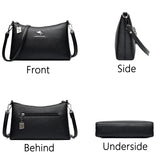 High Leather Travel Shoulder Bag Large Capacity Women Bag