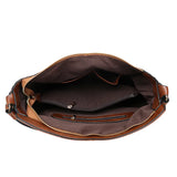 Vintage Leather Shoulder Bag Large Tote Women's Handbag
