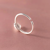925 Sterling Silver Rabbit Opening Ring for Kids