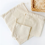 Large Cotton Drawstring Bag Travel Storage Pouch Shopping Bag