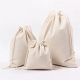 Large Cotton Drawstring Bag Travel Storage Pouch Shopping Bag