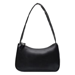Purple PU Ladies Handbag Retro Small Shoulder Bag