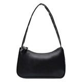 Purple PU Ladies Handbag Retro Small Shoulder Bag