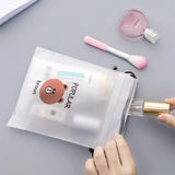 Transparent Cosmetic Bag Portable Travel Wash Bundle Pockets