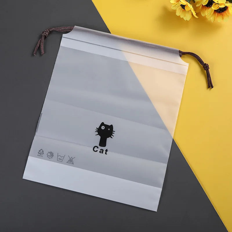 Transparent Cosmetic Bag Portable Travel Wash Bundle Pockets