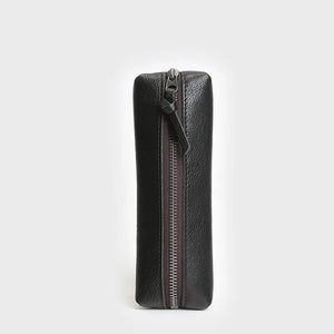 Leather Cowhide Fountain Pencil Bag Pen Cases Cover Sleeve Pouch